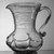 American. <em>Pitcher</em>, ca.1820. Blown glass, 7 3/8 in. (18.7 cm). Brooklyn Museum, Dick S. Ramsay Fund, 42.24. Creative Commons-BY (Photo: Brooklyn Museum, 42.24_acetate_bw.jpg)
