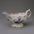 Gousse Bonnin. <em>Sauce Boat</em>, 1771-1772. Porcelain, with handle: 4 1/8 x 3 1/2 x 7 1/2 in. (10.5 x 8.9 x 19.1 cm). Brooklyn Museum, Dick S. Ramsay Fund, 42.412. Creative Commons-BY (Photo: Brooklyn Museum, 42.412_SL1.jpg)