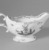 Gousse Bonnin. <em>Sauce Boat</em>, 1771-1772. Porcelain, with handle: 4 1/8 x 3 1/2 x 7 1/2 in. (10.5 x 8.9 x 19.1 cm). Brooklyn Museum, Dick S. Ramsay Fund, 42.412. Creative Commons-BY (Photo: Brooklyn Museum, 42.412_view2_acetate_bw.jpg)