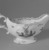 Gousse Bonnin. <em>Sauce Boat</em>, 1771-1772. Porcelain, with handle: 4 1/8 x 3 1/2 x 7 1/2 in. (10.5 x 8.9 x 19.1 cm). Brooklyn Museum, Dick S. Ramsay Fund, 42.412. Creative Commons-BY (Photo: Brooklyn Museum, 42.412_view3_acetate_bw.jpg)