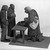Axel Petersson (Swedish, 1868-1925). <em>The Christening</em>. Wood sculpture, H: 12 in. (30.5 cm). Brooklyn Museum, Gift of the heirs of Mrs. William A.. Putnam, 42.92. Creative Commons-BY (Photo: Brooklyn Museum, 42.92_threequarter_back_bw.jpg)