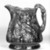 Edward Bennett. <em>Pitcher, Hound Handle</em>. Earthenware, Rockingham glaze, 1 5/8 in. (4.2 cm). Brooklyn Museum, Gift of Arthur W. Clement, 43.128.33. Creative Commons-BY (Photo: Brooklyn Museum, 43.128.33_bw.jpg)