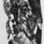 Ernst Ludwig Kirchner (German, 1880-1938). <em>Portrait of Ludwig Schames (Kopf Ludwig Schames)</em>, 1918. Woodcut on wove paper, Image (irregular): 22 1/4 x 10 in. (56.5 x 25.4 cm). Brooklyn Museum, By exchange, 43.185 (Photo: Brooklyn Museum, 43.185_bw_IMLS.jpg)