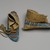 Interior Salish. <em>Pair of Child's Moccasins</em>, 1885-1895. Smoked hide, beads, cut steel beads, 7 1/2 x 3 1/8 in. (19.1 x 7.9 cm). Brooklyn Museum, Anonymous gift in memory of Dr. Harlow Brooks, 43.201.72a-b. Creative Commons-BY (Photo: Brooklyn Museum, 43.201.72a-b_PS2.jpg)