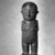 Nasca. <em>Standing Female Figure</em>, 600-1000. Ceramic, pigment, 14 3/16 x 3 9/16 in. (36 x 9 cm). Brooklyn Museum, Gift of Mr. and Mrs. William Flatow, Sr., 43.60. Creative Commons-BY (Photo: Brooklyn Museum, 43.60_bw.jpg)