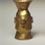 Chimú Inca. <em>Beaker</em>, 1400-1532. Gold, 3 13/16 x 1 7/8 x 1 7/8 in. (9.7 x 4.8 x 4.8 cm). Brooklyn Museum, Gift as a memorial to Dr. Harlow Brooks, 43.87.7. Creative Commons-BY (Photo: Brooklyn Museum, 43.87.7.jpg)