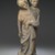 Unknown. <em>Mary and John</em>, 13th-14th century. Painted wood, 20 13/16 x 9 1/16 x 4 3/4 in. (52.8 x 23 x 12 cm). Brooklyn Museum, Gift of Mr. and Mrs. Frederic B. Pratt, 44.168.1. Creative Commons-BY (Photo: Brooklyn Museum, 44.168.1_view2_PS2.jpg)