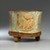 Teotihuacan. <em>Tripod Jar</em>, ca. 800 C.E. Clay, pigment, 7 1/2 x 9 x 9 in. (19.1 x 22.9 x 22.9 cm). Brooklyn Museum, Charles Stewart Smith Memorial Fund, 44.189. Creative Commons-BY (Photo: Brooklyn Museum, 44.189_side4_PS1.jpg)