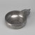 Unknown. <em>Porringer, Unidentified "W.N." Mark</em>, probably late 18th-early 19th century. Pewter, 1 3/4 x 6 3/4 x 4 3/4 in. (4.4 x 17.1 x 12.1 cm). Brooklyn Museum, Designated Purchase Fund, 45.10.226. Creative Commons-BY (Photo: Brooklyn Museum, 45.10.226.jpg)
