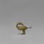 Akan. <em>Gold Weight in Form of Sankofa Bird</em>. Brass, 1 x 2 3/4 x 1 1/4 in. (2.5 x 7 x 3.2 cm). Brooklyn Museum, Carll H. de Silver Fund, 45.11.5. Creative Commons-BY (Photo: Brooklyn Museum, 45.11.5_PS6.jpg)