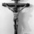 Unknown. <em>Crucifix</em>, late 18th-early 19th century. Wood, gesso, paint, Cross: 18 1/4 x 11 13/16in. (46.4 x 30cm). Brooklyn Museum, Henry L. Batterman Fund, 45.128.194. Creative Commons-BY (Photo: Brooklyn Museum, 45.128.194_bw.jpg)