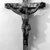 Unknown. <em>Crucifix</em>, 19th century. Painted wood, 25 1/2 x 15 1/2 x 5 1/2 in. (64.8 x 39.4 x 14 cm). Brooklyn Museum, Henry L. Batterman Fund, 45.128.198. Creative Commons-BY (Photo: Brooklyn Museum, 45.128.198_bw.jpg)