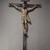 Unknown. <em>Crucifix</em>, late 18th-early 19th century. Wood, gesso, paint, cross: 43 1/2 x 27 7/8. Brooklyn Museum, Henry L. Batterman Fund, 45.128.201. Creative Commons-BY (Photo: Brooklyn Museum, 45.128.201.jpg)