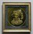 American Encaustic Tile Company Ltd. (1875-1935). <em>Tile</em>, 1885. Glazed earthenware, gilt wood, velvet, 8 3/8 x 8 1/16 in. (21.3 x 20.5 cm). Brooklyn Museum, Gift of Louis C. Garth, 45.139.2. Creative Commons-BY (Photo: Brooklyn Museum, 45.139.2_PS2.jpg)