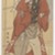 Toshusai Sharaku (Japanese, active 1794-1795). <em>Nakajima Wadaemon as Jizo, Offering His Life for a Land Owner</em>, Eleventh month of 1794. Color woodblock print on paper, 12 3/4 x 6 in. (32.4 x 15.2 cm). Brooklyn Museum, Ella C. Woodward Memorial Fund, 45.158.2 (Photo: Brooklyn Museum, 45.158.2_IMLS_PS3.jpg)