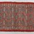  <em>Slendang</em>, 19th or early 20th century. Silk, 20 1/16 × 111 1/2 in. (51 × 283.2 cm). Brooklyn Museum, Dick S. Ramsay Fund, 45.183.91. Creative Commons-BY (Photo: , 45.183.91_overall_PS9.jpg)