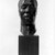 Harry Levine (American, born Russia, 1893-1945). <em>Negro Head</em>, n.d. Lignum vitae (wood), With Base: 18 × 5 5/8 × 7 3/4 in., 15 lb. (45.7 × 14.3 × 19.7 cm, 6.8kg). Brooklyn Museum, Gift of the Educational Alliance Art School, 45.67.1. © artist or artist's estate (Photo: Brooklyn Museum, 45.67.1_bw.jpg)