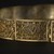  <em>Belt</em>. Gilded silver, 1 5/16 x 28 1/8 in. (3.4 x 71.5 cm). Brooklyn Museum, A. Augustus Healy Fund, 45.71.1. Creative Commons-BY (Photo: Brooklyn Museum, 45.71.1_detaill01_PS22.jpg)