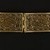  <em>Belt</em>. Gilded silver, 1 5/16 x 28 1/8 in. (3.4 x 71.5 cm). Brooklyn Museum, A. Augustus Healy Fund, 45.71.1. Creative Commons-BY (Photo: Brooklyn Museum, 45.71.1_detaill03_PS22.jpg)