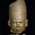  <em>Head of a King</em>, ca. 2650-2600 B.C.E. Granite, 21 3/8 x 11 7/16 in. (54.3 x 29 cm). Brooklyn Museum, Charles Edwin Wilbour Fund, 46.167. Creative Commons-BY (Photo: Brooklyn Museum, 46.167_SL1.jpg)