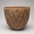 Wasco. <em>Imbricated Basket with Stepped Patterns</em>, early 20th century. Cedar fibers, spruce root, grass, bleach, 11 1/2 x 12 x 10 15/16 in. (29.2 x 30.5 x 27.8 cm). Brooklyn Museum, Charles Stewart Smith Memorial Fund, 46.193.5. Creative Commons-BY (Photo: Brooklyn Museum, 46.193.5.jpg)