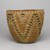Wasco. <em>Imbricated Basket with Stepped Patterns</em>, early 20th century. Cedar fibers, spruce root, grass, bleach, 11 1/2 x 12 x 10 15/16 in. (29.2 x 30.5 x 27.8 cm). Brooklyn Museum, Charles Stewart Smith Memorial Fund, 46.193.5. Creative Commons-BY (Photo: Brooklyn Museum, 46.193.5_PS1.jpg)