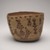 Klikitat. <em>Imbricated Basket with Geometric Figures</em>, early 20th century. Cedar root, grass, dye, 11 1/2 x 8 1/2 x 9 in. (29.2 x 21.6 x 22.9 cm). Brooklyn Museum, Charles Stewart Smith Memorial Fund, 46.193.6. Creative Commons-BY (Photo: Brooklyn Museum, 46.193.6.jpg)