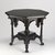 George A. Schastey (1839-1894). <em>Table</em>, 1882-4. Ebonized cherry; hardstone inserts, 30 1/4 x 34 in. (76.8 x 86.4 cm). Brooklyn Museum, Gift of John D. Rockefeller, Jr., 46.43.4. Creative Commons-BY (Photo: Brooklyn Museum, 46.43.4_view2_PS9.jpg)