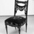George A. Schastey (1839-1894). <em>Side chair (one of a pair) Aesthetic Movement style with Moorish style embroidery (Rockefeller Room)</em>, ca. 1880. Unidentified ebonized wood, original velvet upholstery Brooklyn Museum, Gift of John D. Rockefeller, Jr., 46.43.6. Creative Commons-BY (Photo: Brooklyn Museum, 46.43.6_bw.jpg)