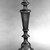 Taunton Britannia Manufacturing Co.. <em>Candlestick one of a pair</em>, 1830-1835. Pewter, 12 1/8 x 5 3/8 x 5 3/8 in. (30.8 x 13.7 x 13.7 cm). Brooklyn Museum, Dick S. Ramsay Fund, 47.179.1. Creative Commons-BY (Photo: Brooklyn Museum, 47.179.1_acetate_bw.jpg)