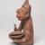 Nayarit. <em>Figurine of a Man</em>, 100 BCE - 200 CE. Ceramic, pigment, 9 1/2 x 6 1/2 x 5 1/2 in. (24.1 x 16.5 x 14 cm). Brooklyn Museum, Frank L. Babbott Fund, 47.186.1. Creative Commons-BY (Photo: Brooklyn Museum, 47.186.1_left_PS9.jpg)