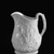 William Boch & Brothers. <em>Pitcher</em>, ca. 1853. Porcelain, H: 7 1/4 in. (18.4 cm). Brooklyn Museum, Gift of Arthur W. Clement, 48.1.3. Creative Commons-BY (Photo: Brooklyn Museum, 48.1.3_bw.jpg)