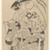 Torii Kiyonobu I (Japanese, 1664-1729). <em>Actor Nakamura Gentaro as Takiguchi's Wife Shinonome</em>, circa 1702. Woodblock print, Sheet: 28 x 22 in. (71.1 x 55.9 cm). Brooklyn Museum, Gift of Louis V. Ledoux, 48.15.10 (Photo: Brooklyn Museum, 48.15.10_IMLS_PS3.jpg)