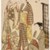 Torii Kiyonaga (Japanese, 1752-1815). <em>Geisha of Tachibana-chō, from the series Contest of Contemporary Beauties of the Pleasure Quarters</em>, 1782. Color woodblock print on paper, sheet: 15 x 10 in. (38.1 x 25.4 cm). Brooklyn Museum, Gift of Louis V. Ledoux, 48.15.5 (Photo: Brooklyn Museum, 48.15.5_IMLS_SL2.jpg)