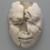  <em>Mummy Mask</em>, ca. 2500-2170 B.C.E. Plaster, Lips: 1 1/8 x 4 1/4 x 4 3/4 in. (2.9 x 10.8 x 12 cm). Brooklyn Museum, Charles Edwin Wilbour Fund, 48.183a-d. Creative Commons-BY (Photo: Brooklyn Museum, 48.183_PS6.jpg)