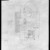 Edwin Howland Blashfield (American, 1848-1936). <em>Medinet Habu, Fortified Gate</em>, n.d. Graphite on paper mounted to brown paperboard, Sheet (irregular): 13 1/8 x 10 11/16 in. (33.3 x 27.1 cm). Brooklyn Museum, Gift of John H. Field, 48.217.12 (Photo: Brooklyn Museum, 48.217.12_bw.jpg)
