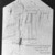 Edwin Howland Blashfield (American, 1848-1936). <em>Dendera</em>, 1887. Graphite on paper mounted to paperboard, Sheet (irregular): 9 15/16 x 8 5/16 in. (25.2 x 21.1 cm). Brooklyn Museum, Gift of John H. Field, 48.217.13 (Photo: Brooklyn Museum, 48.217.13_bw.jpg)