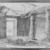 Edwin Howland Blashfield (American, 1848-1936). <em>Rock-Cut Tomb at Desrel Melek</em>, 1887. Graphite on preprinted graph paper mounted to paperboard, Sheet: 3 5/8 x 5 1/16 in. (9.2 x 12.9 cm). Brooklyn Museum, Gift of John H. Field, 48.217.17a (Photo: Brooklyn Museum, 48.217.17a_bw.jpg)