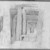 Edwin Howland Blashfield (American, 1848-1936). <em>Tomb No. 25, Assuan</em>, 1887. Graphite on paper mounted to paperboard, Sheet: 4 15/16 x 7 7/16 in. (12.5 x 18.9 cm). Brooklyn Museum, Gift of John H. Field, 48.217.17b (Photo: Brooklyn Museum, 48.217.17b_bw.jpg)