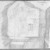Edwin Howland Blashfield (American, 1848-1936). <em>Medinet Habu, Fortified Gate</em>, 1887. Graphite on paper mounted to paperboard, Sheet: 4 1/16 x 4 7/16 in. (10.3 x 11.3 cm). Brooklyn Museum, Gift of John H. Field, 48.217.17e (Photo: Brooklyn Museum, 48.217.17e_bw.jpg)