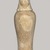  <em>Canopic Jar and Cover of Tjuli</em>, ca. 1279-1213 B.C.E. Egyptian alabaster (calcite), pigment
, 18 1/2 x Diam. 6 11/16 in. (47 x 17 cm). Brooklyn Museum, Charles Edwin Wilbour Fund, 48.30.1a-b. Creative Commons-BY (Photo: Brooklyn Museum, 48.30.1a-b_PS9.jpg)
