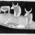 Ewald Mataré (German, 1887-1965). <em>Cattle</em>, 1928. Woodcut, touched with red pastel pencil on course Japan paper, 8 1/16 x 10 3/8 in. (20.5 x 26.4 cm). Brooklyn Museum, Caroline A.L. Pratt Fund, 49.102.2. © artist or artist's estate (Photo: Brooklyn Museum, 49.102.2_bw.jpg)