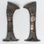  <em>Two Halves of a Knife Handle</em>, ca. 1294-1279 B.C.E. Bronze, copper, gold, 2 1/16 x 4 13/16 in. (5.3 x 12.3 cm). Brooklyn Museum, Charles Edwin Wilbour Fund, 49.167a-b. Creative Commons-BY (Photo: Brooklyn Museum, 49.167_back_PS1.jpg)