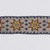 Chippewa (Anishinaabe). <em>Garter</em>, early 19th century. Crewel yarn, glass beads, seed beads, thread, 12 1/2 x 1 3/4 in. (31.8 x 4.4 cm). Brooklyn Museum, Henry L. Batterman Fund and the Frank Sherman Benson Fund, 50.67.37c. Creative Commons-BY (Photo: Brooklyn Museum, 50.67.37c_detail02_PS22.jpg.jpg)