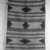 Navajo. <em>Saddle or Child's Blanket</em>, 1870-1880. Wool, 31 x 53in. (78.7 x 134.6cm). Brooklyn Museum, Henry L. Batterman Fund and the Frank Sherman Benson Fund, 50.67.56. Creative Commons-BY (Photo: Brooklyn Museum, 50.67.56_glass_bw.jpg)