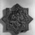  <em>Star Shaped Tile</em>, 13th century. Overglaze painting, 9/16 x 8 1/4 in. (1.5 x 21 cm). Brooklyn Museum, Anonymous gift, 51.105.1. Creative Commons-BY (Photo: Brooklyn Museum, 51.105.1_acetate_bw.jpg)