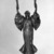 Agathon Léonard (French, 1841 - 1923). <em>Figure of Standing Lady</em>, ca. 1900. Cast bronze, 24 1/4 × 10 3/4 in. (61.6 × 27.3 cm). Brooklyn Museum, Gift of Marion Litchfield, 51.112.14. Creative Commons-BY (Photo: Brooklyn Museum, 51.112.14_front_bw.jpg)
