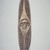 Era River. <em>Carved and Painted Board (Gope)</em>, early 20th century. Wood, natural pigments, 53 x 11 x 2 1/2 in. (134.6 x 27.9 x 6.4 cm). Brooklyn Museum, Gift of John W. Vandercook, 51.118.5. Creative Commons-BY (Photo: Brooklyn Museum, 51.118.5.jpg)