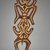 Era River. <em>Spirit Figure (Bioma or Agiba)</em>, early 20th century. Wood, natural pigments, 27 x 10 x 6 in.  (68.6 x 25.4 x 15.2 cm). Brooklyn Museum, Gift of John W. Vandercook, 51.118.9. Creative Commons-BY (Photo: Brooklyn Museum, 51.118.9_SL1.jpg)