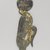  <em>Uraeus with Solar Disk</em>, 305-30 B.C.E. Bronze, gold, 4 15/16 x 2 x 1 1/2 in. (12.6 x 5.1 x 3.8 cm). Brooklyn Museum, Charles Edwin Wilbour Fund, 51.147.2. Creative Commons-BY (Photo: Brooklyn Museum, 51.147.2_back_PS4.jpg)